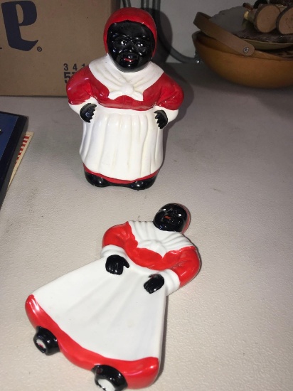 Aunt Jemima ceramic bank & spoon holder