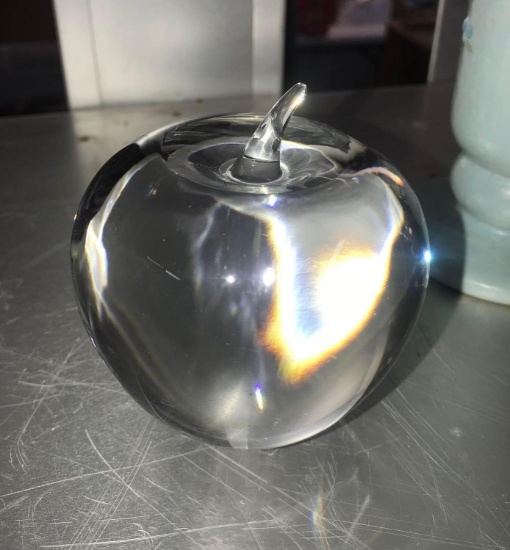 Tiffany & Co. apple paperweight