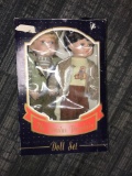The cousins porcelain doll set 15in tall