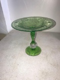 Green depression dish