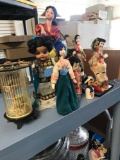 10- vintage oriental dolls