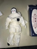 Porcelain clown doll
