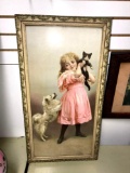 Antique framed picture 