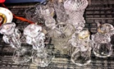 11- pieces crystal glassware