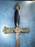 vintage, ceremonial sword , order of odd fellows antique
