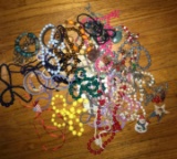 Assorted costume jewelry
