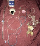 9.25 sterling bracelet/necklaces/earrings/stick pin