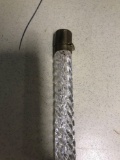 Crystal glass perfume bottle
