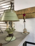 2- vintage table lamps