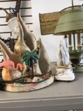 Shell lamp/praying hands lamp