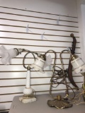 2- vintage table lamps