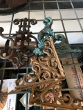 vintage cast iron brackets