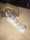 2- Nativity scene 1- lights up