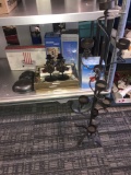Christmas candles& holders/baking pans