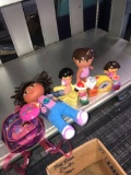 Assorted Dora figures