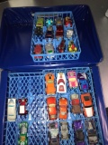 48 car case with old HotWheels- matchbox