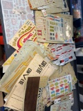 huge lot of vintage decals for model cars