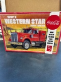 White western star truck tractor Coca-Cola model kit