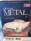 1953 Corvette, model, kit, metal and plastic