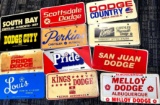 12 Dodge Chrysler filler license plates