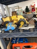 miscellaneous toy cars and trucks, glutes Tonka, remote control, wood