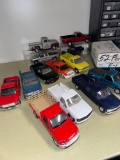 14. Pick up trucks, plastic and metal most complete.