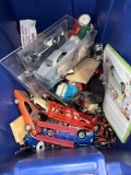 Tote of toy cars
