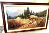 1978 Harry Antis picture framed 86 by 32 inch