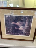 Michigan ducks, unlimited print of the year 1986 signed in numbered