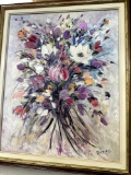 original oil on canvas PETRIDIS signed
