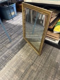 vintage framed mirror
