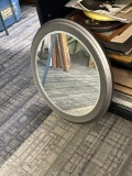 20 inch round framed mirror