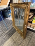 31 x 25 antique mirror framed