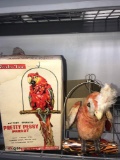 Rosko toy battery operated pretty Peggy parrot