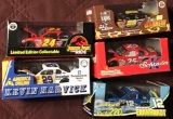 5- Action Nascar stock cars 1/64 scale Kerry Earnhardt-Jeff Gordon-Kevin Harvick-Ken Schrader-Dale