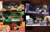 5- Action Nascar stock cars 1/64 scale Jeff Gordon-Dale Jarrett-David Green-Steve Park-Bobby Labonte