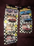 5- Racing Champions Nascar stock cars 1/64 scale Mark Martin-Pete Hamilton-Donnie Allison-A.J