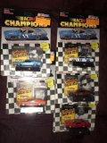 5- Racing Champions collectors series ford Talladega 1/64 scale stock cars Richard Petty-Lik Bud