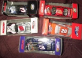 5- Action 1/64 Nascar stock cars Dale Earnhardt-Dale Earnhardt Jr.-Tony Stewart