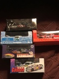 5- Action Nascar 1/64 scale stock cars Jeff Gordon-Kerry Earnhardt-Ricky Carven -Dale Earnhardt Jr.