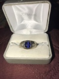 Blue stone 9.25 mens ring