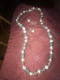 Sterling 92.5 Hedy beads/sterling balls with earrings