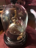 Milan Quartz pocket watch fishing with 14 in chain and display