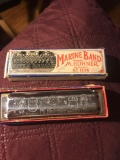Vintage M.Hohner Marine Band no.1896 harmonica made in Germany