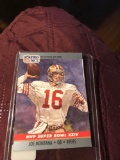 Joe Montana NFL pro set MVP super Bowl XXIV no. 24 football trading card