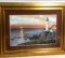 Framed lighthouse picture by Ralph Taylor 44 in x 35 in