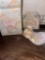 30 year old calico kittens, 1993 with box