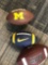 3- footballs