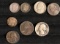 3- silver quarters -3- silver dimes-2- wartime nickels