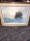 Framed Ground Swell picture signed 37 in x 30 in